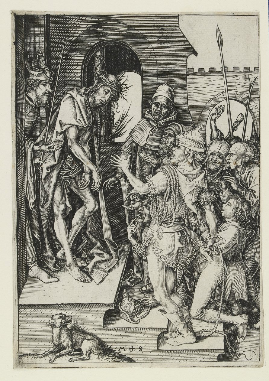 Ecce Homo, sent 1400-tal av Martin Schongauer