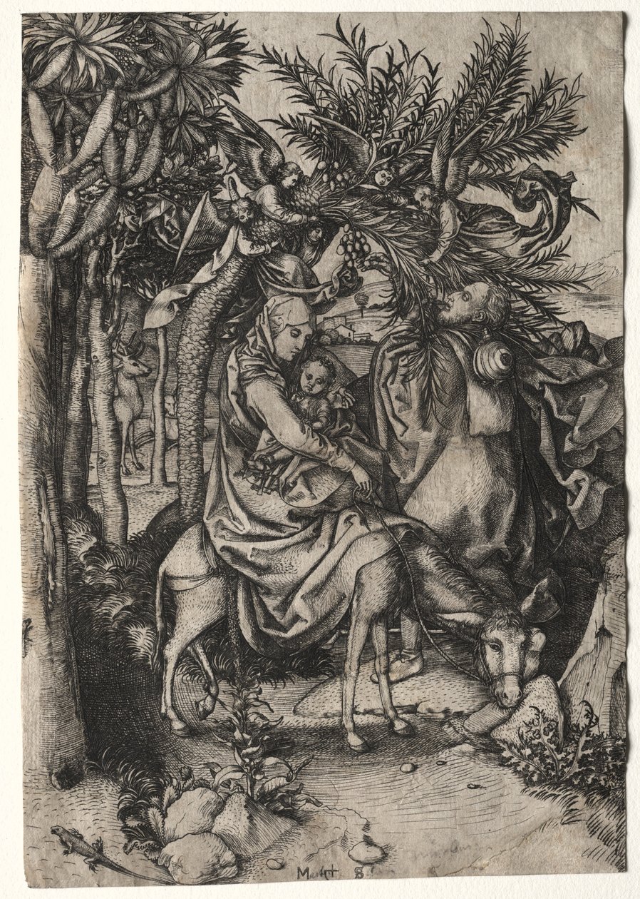 Flyg till Egypten. av Martin Schongauer