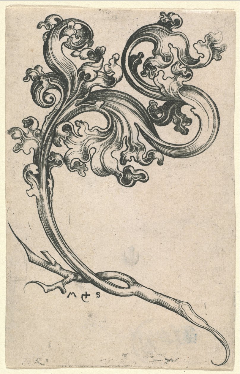 Bladprydnad av Martin Schongauer