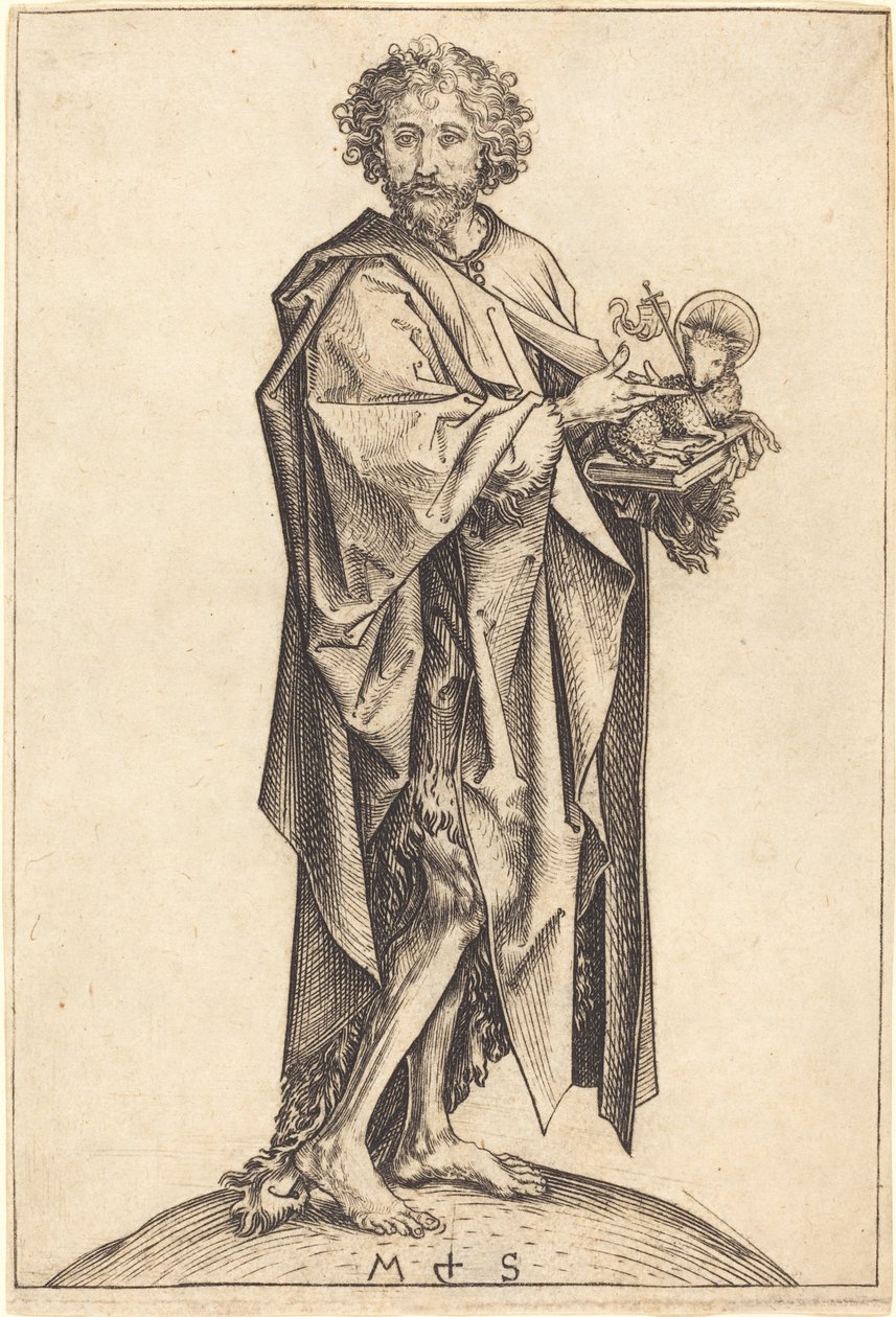 Sankt Johannes Döparen av Martin Schongauer