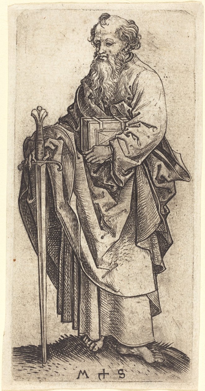 Sankte Pär av Martin Schongauer