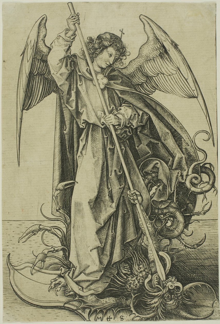 St Michael av Martin Schongauer