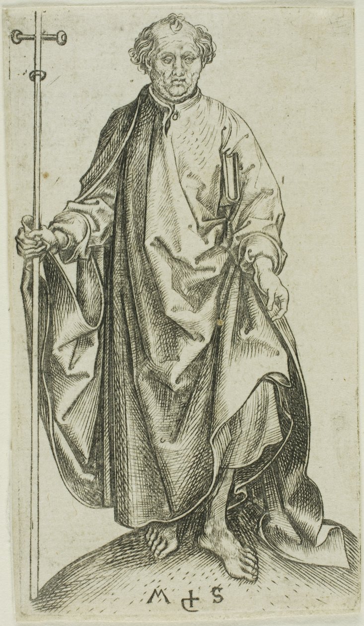 S:t Filip, från Apostlarna av Martin Schongauer
