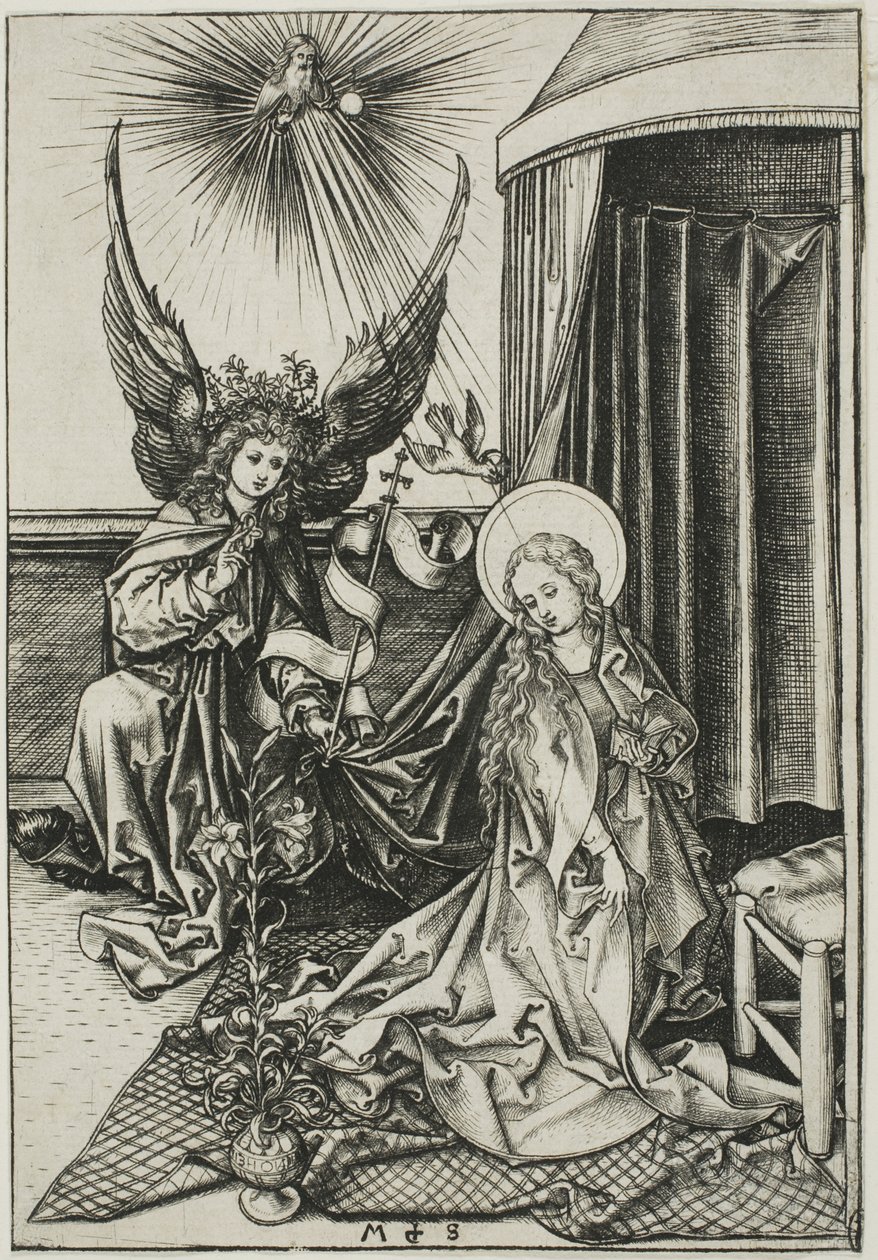 Bebådelsen av Martin Schongauer