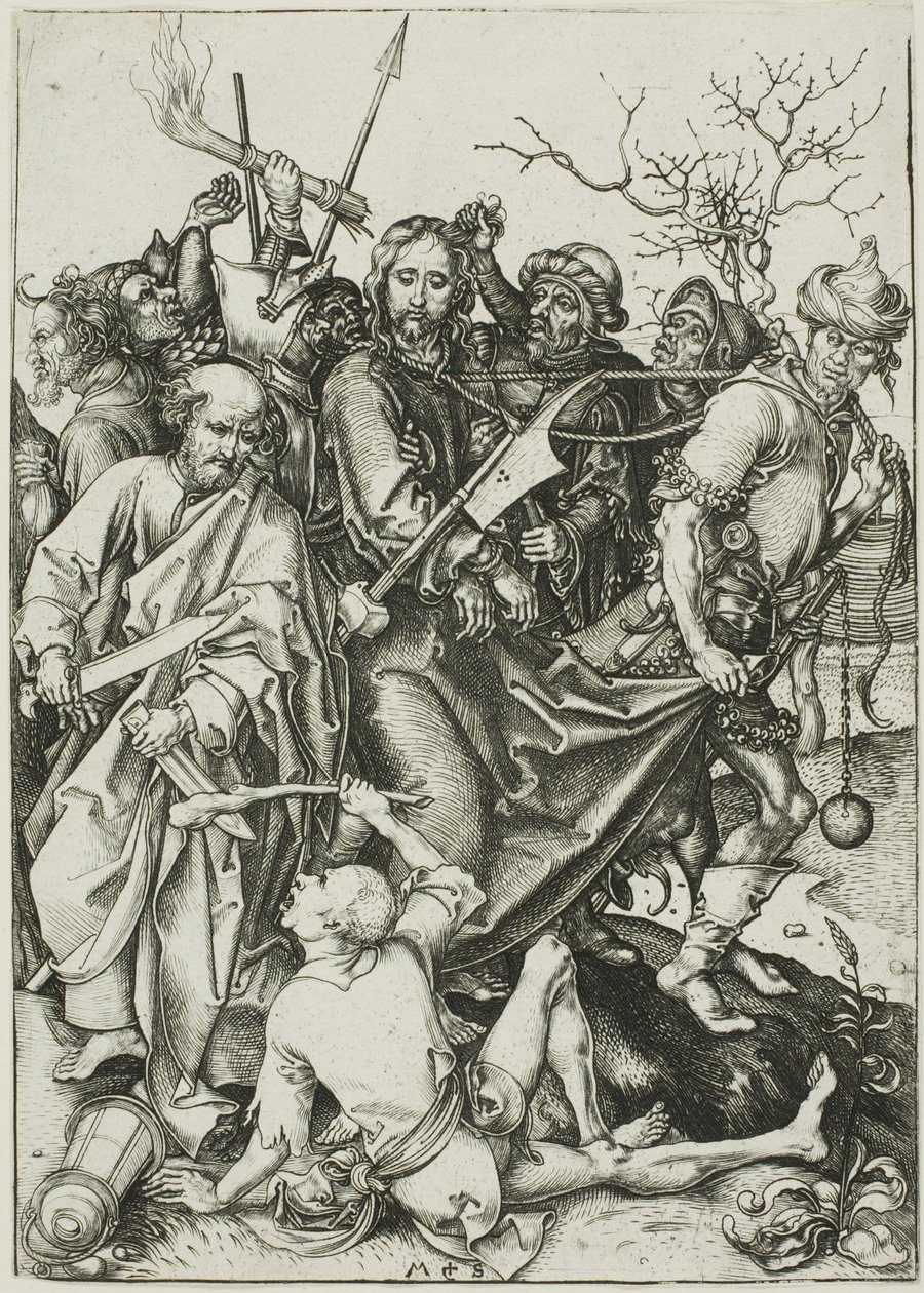 Kristi svek, från The Passion av Martin Schongauer