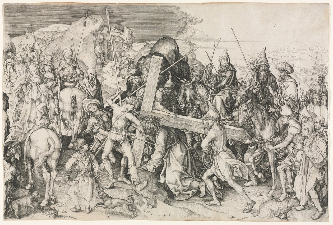 Korsets bärande. av Martin Schongauer