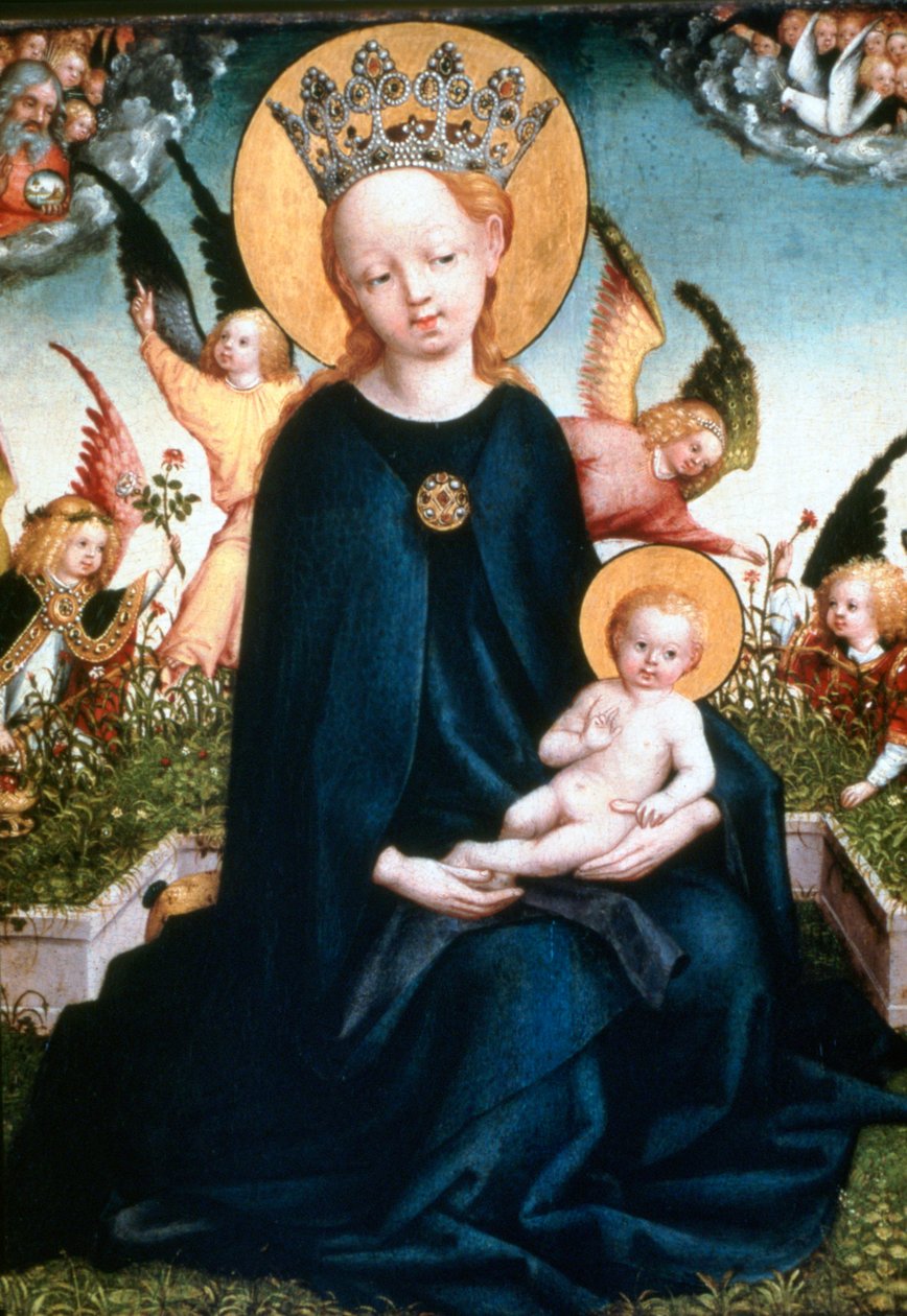 Jungfru och barn, 1400-talet av Martin Schongauer