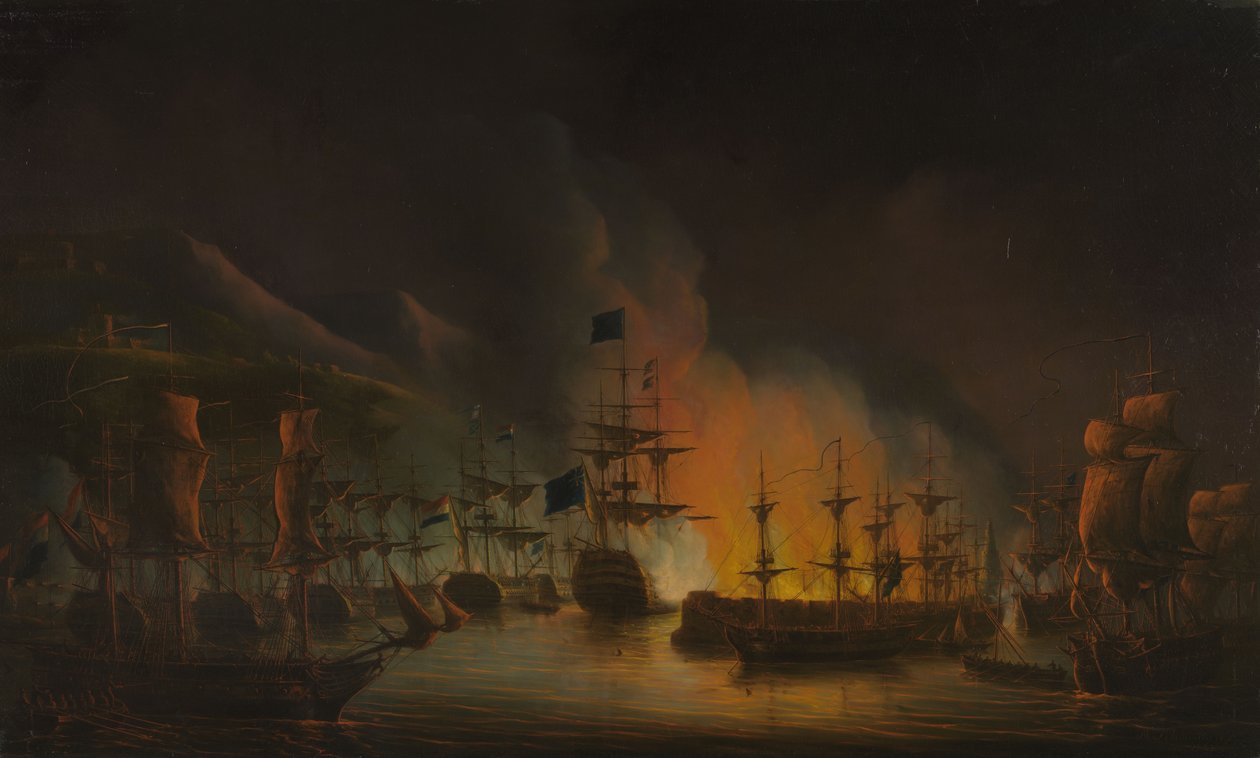 Bombningen av Alger av Martin Schouman