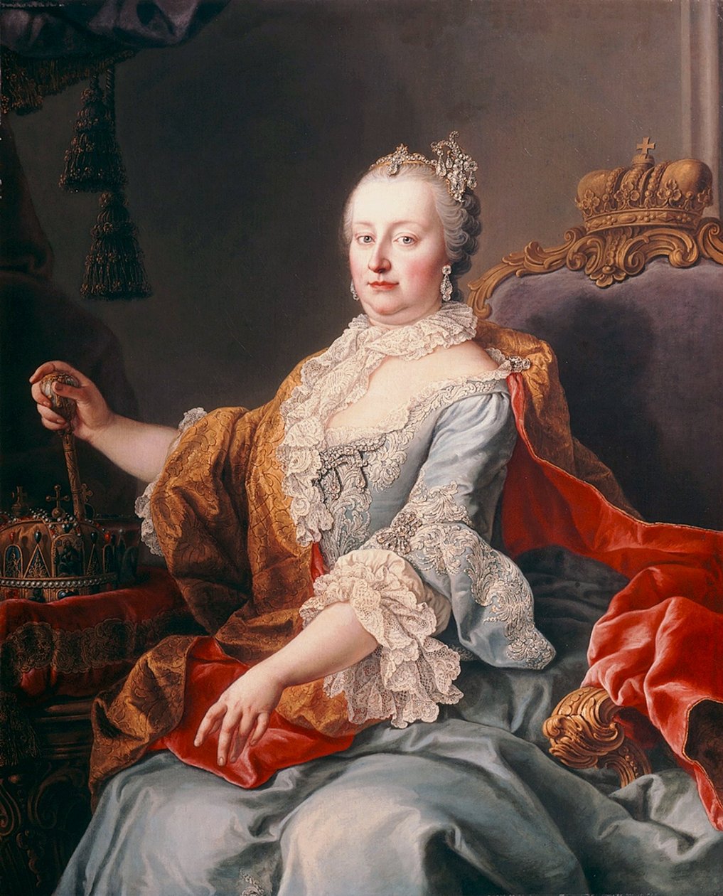 Maria Theresia från Österrike av Martin van Meytens