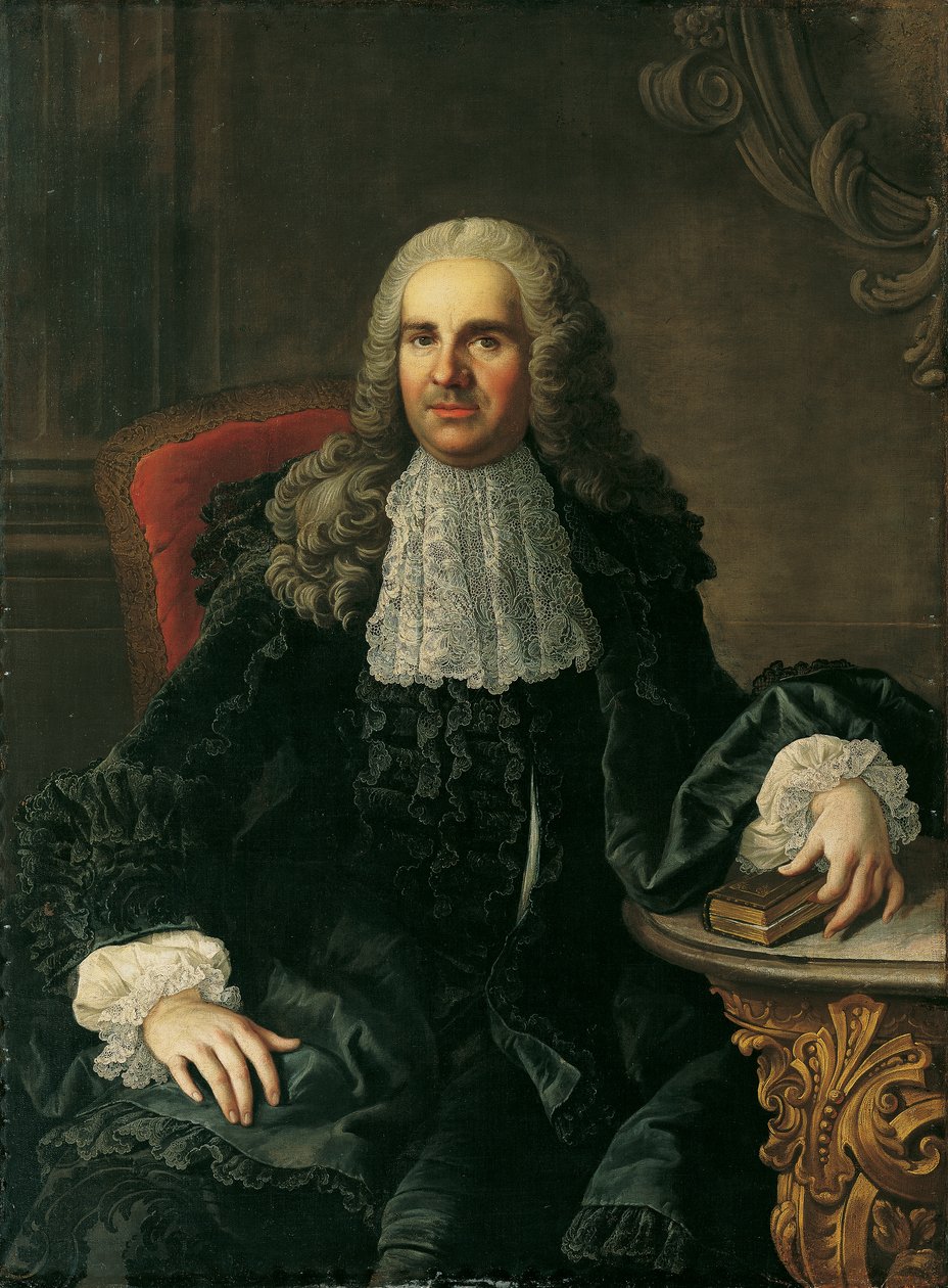 porträtt av en gentleman av Martin van Meytens d. J.