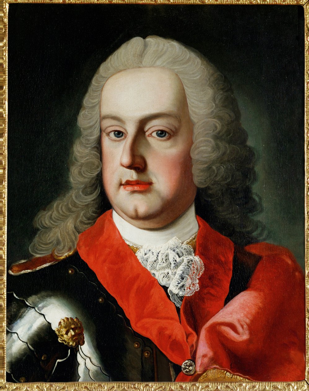 Franz I Stephan, kejsare, hertig av Lothringen, storhertig av Toscana, make till kejsarinnan Maria Theresia ... (olja på duk) av Martin van Mytens or Meytens