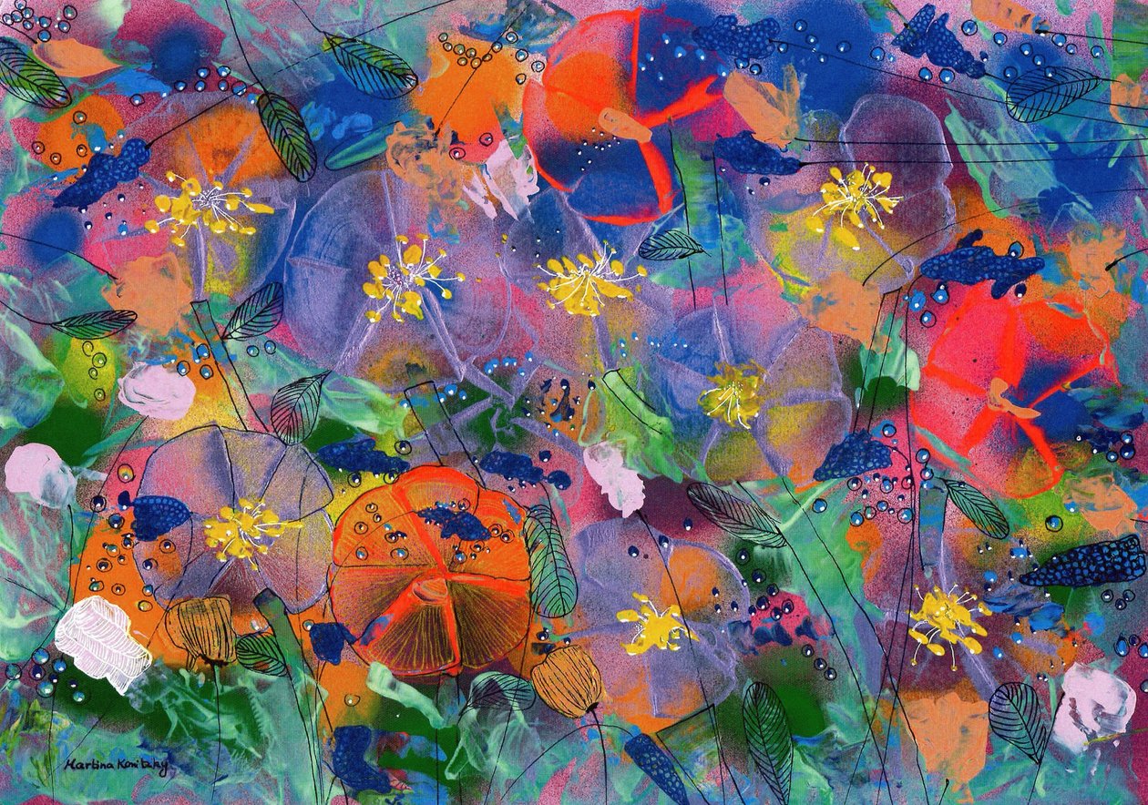 Blomsteräng av Martina Konitzky