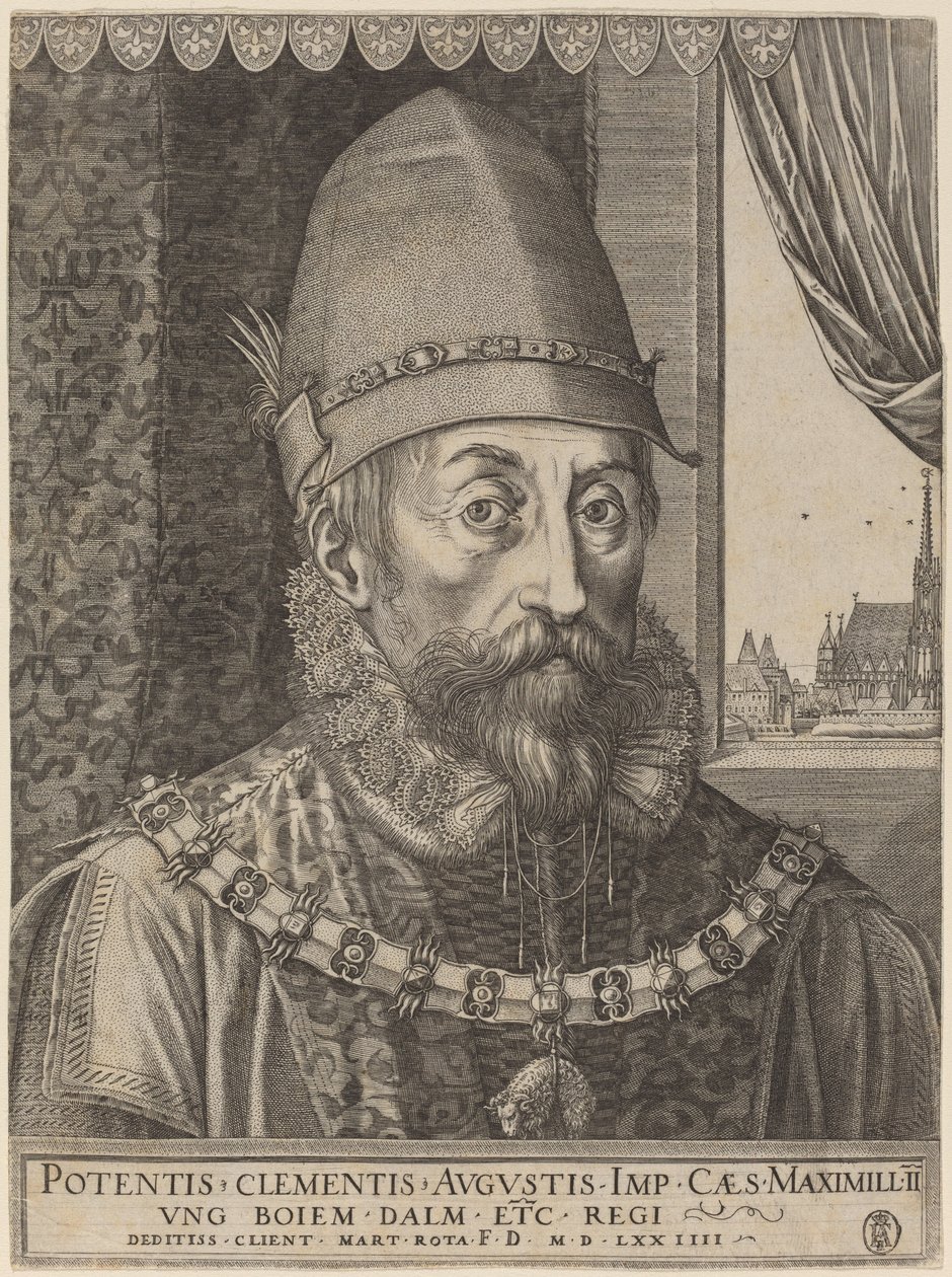 Kejsar Maximilian II av Martino Rota