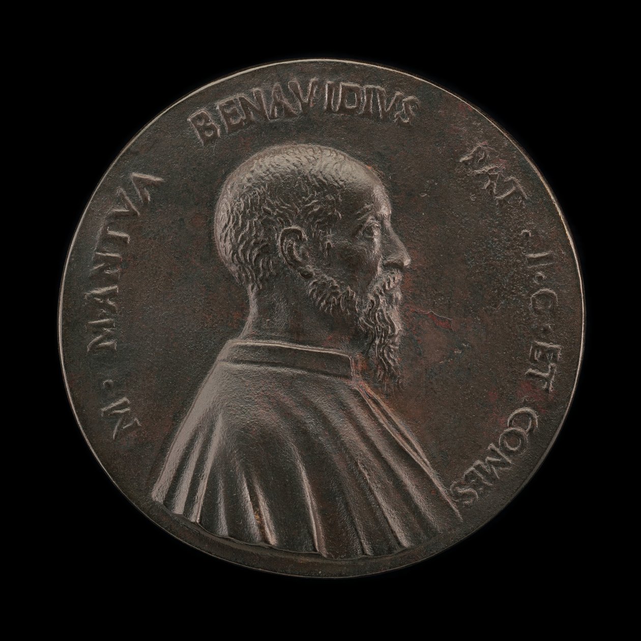 Marco Mantova Benavides, 1489-1582, advokat och samlare [framsidan]. av Martino da Bergamo