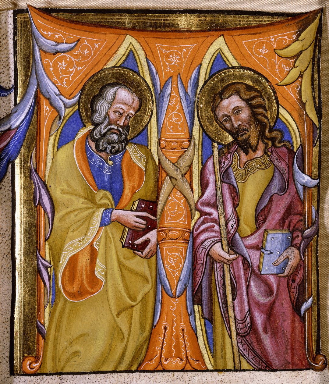De heliga Filip och Jakob, ca 1400 av Martino de Bartolomeo