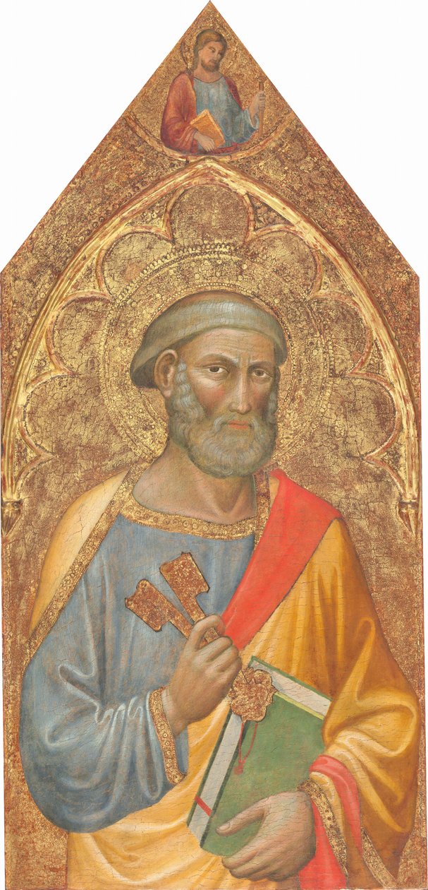 Saint Peter, med Saint James Major [vänster panel] av Martino di Bartolomeo