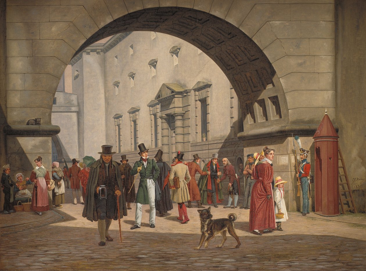 The Prison of Copenhagen av Martinus Rørbye