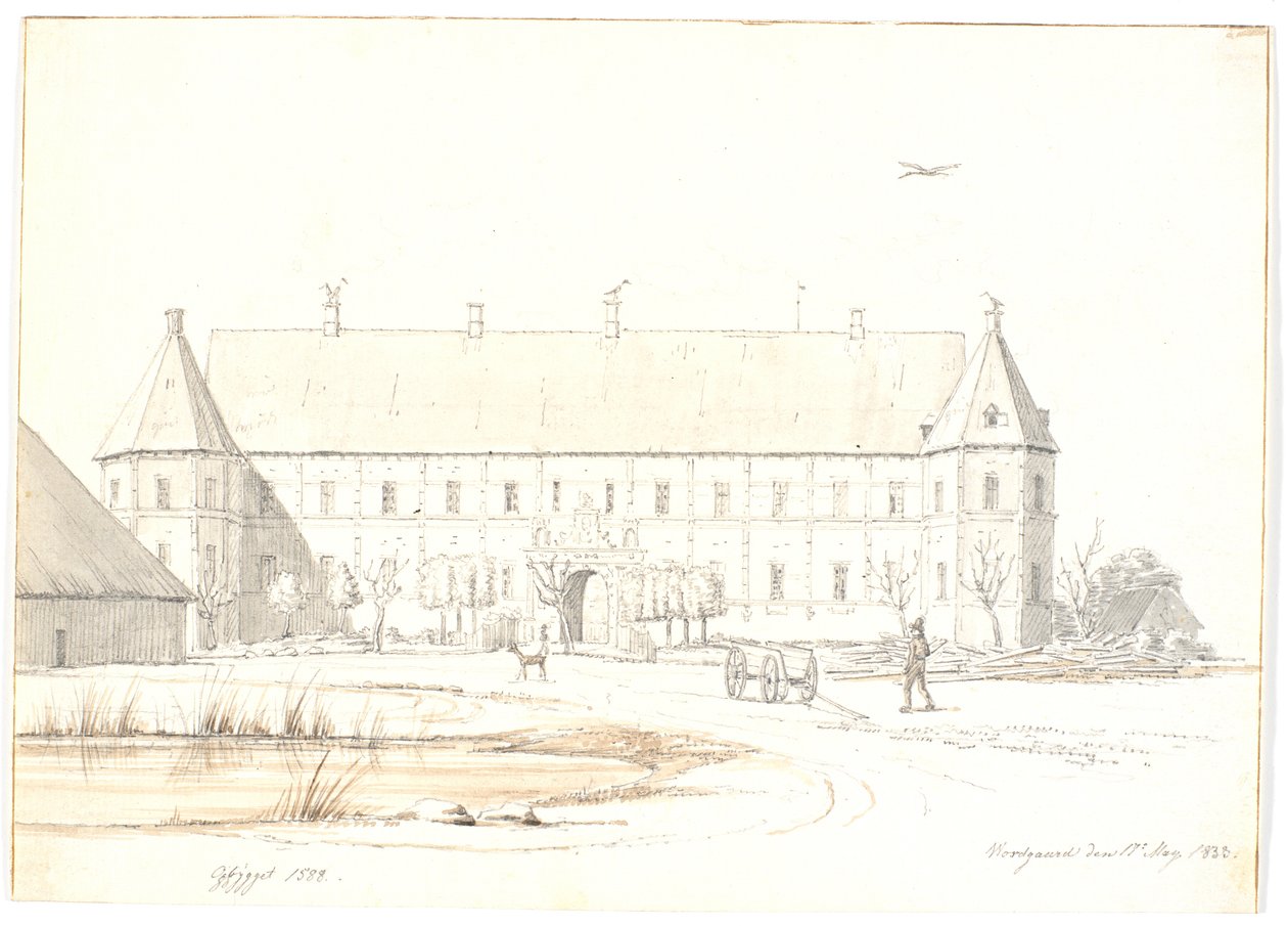 Herrgården Voergaard av Martinus Rørbye