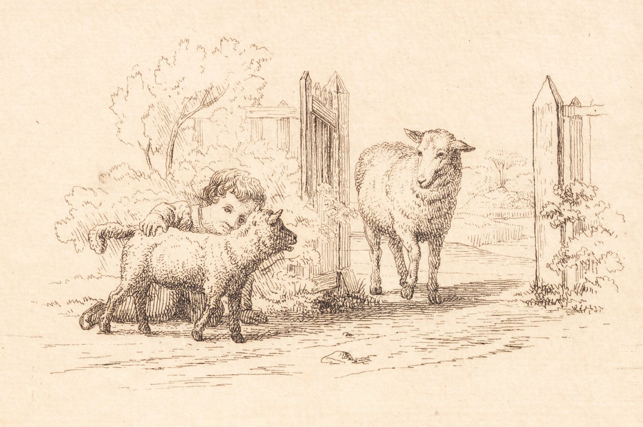 Illustration till "Halvhundra fabler för barn" av Hey av Martinus Rørbye