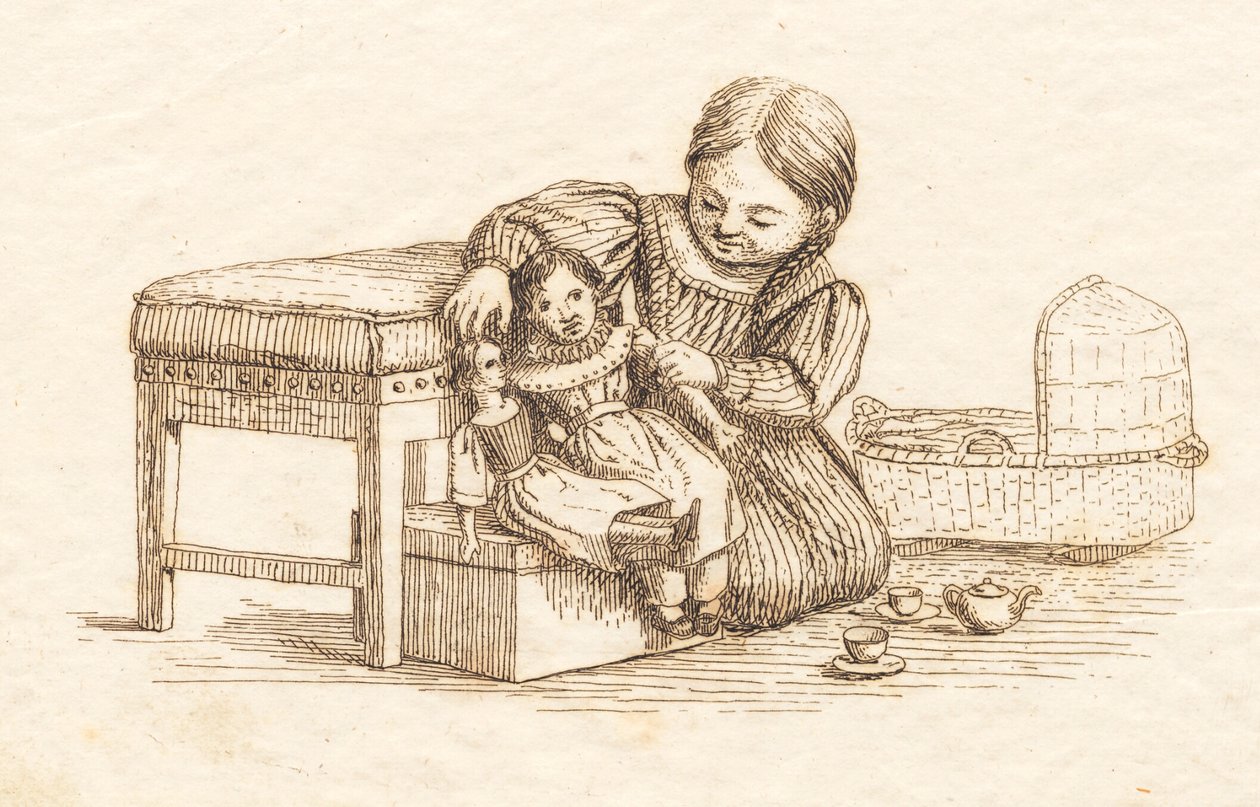 Illustration till "Halvhundra fabler för barn" av Hey av Martinus Rørbye