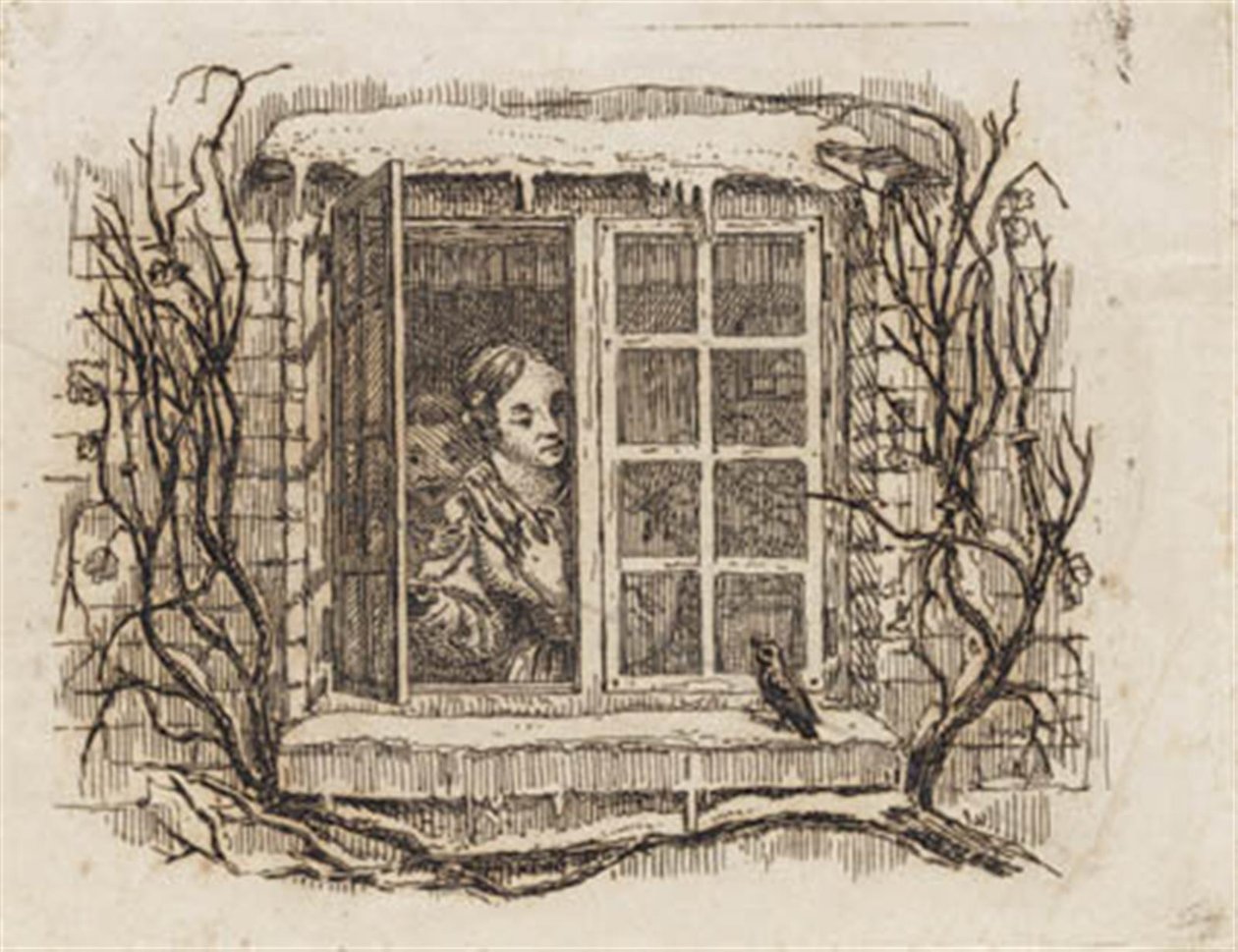 Illustration till "Halvhundra fabler för barn" av Hey av Martinus Rørbye