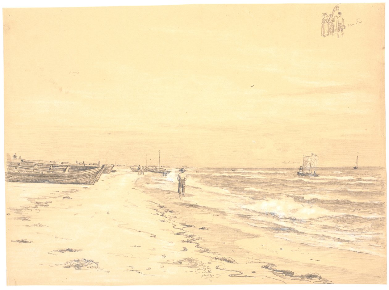 En del av Sønderstrand, Skagen av Martinus Rørbye