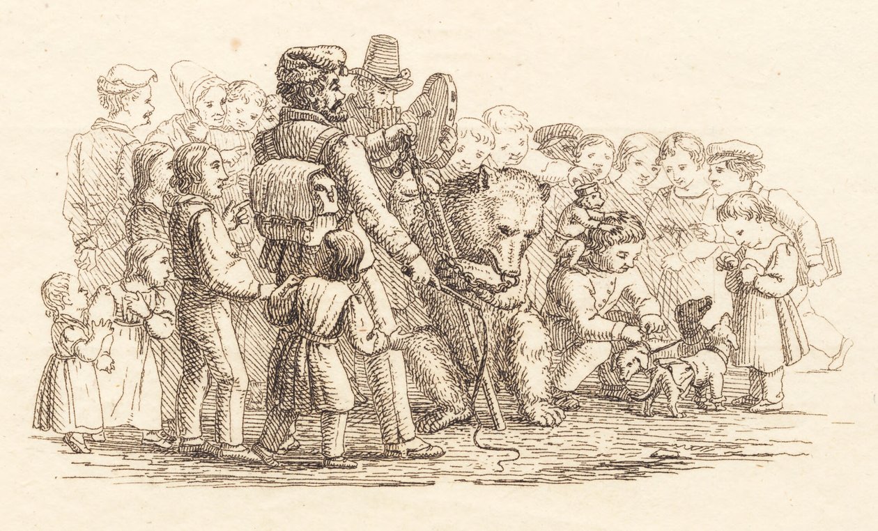 Illustration till "Halvhundra fabler för barn" av Hey av Martinus Rørbye
