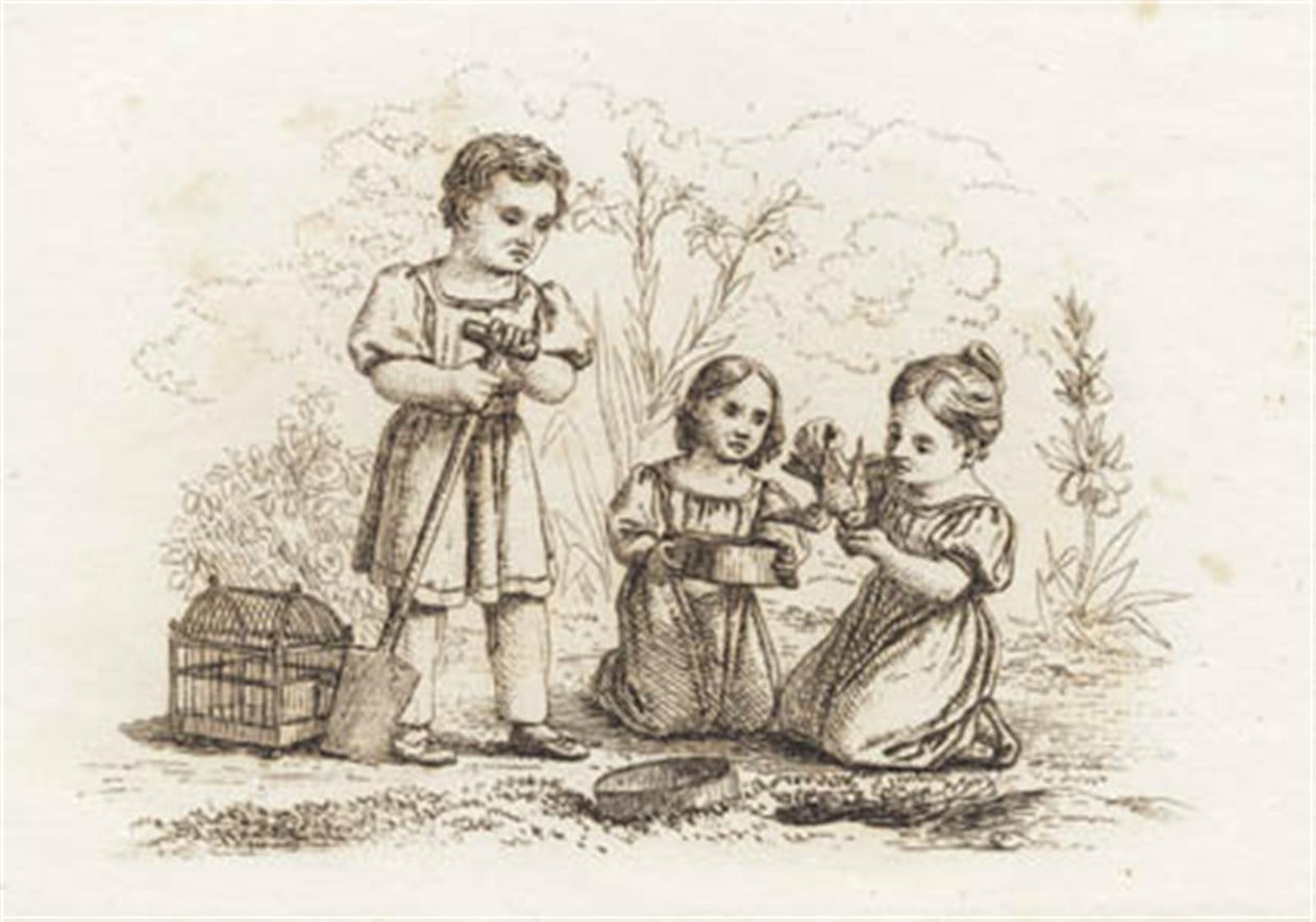Illustration till "Halvhundra fabler för barn" av Hey av Martinus Rørbye