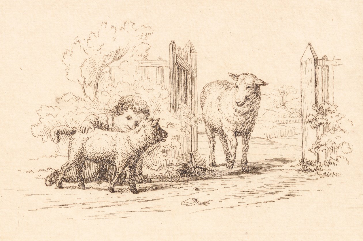 Illustration till "Halvhundra fabler för barn" av Hey av Martinus Rørbye