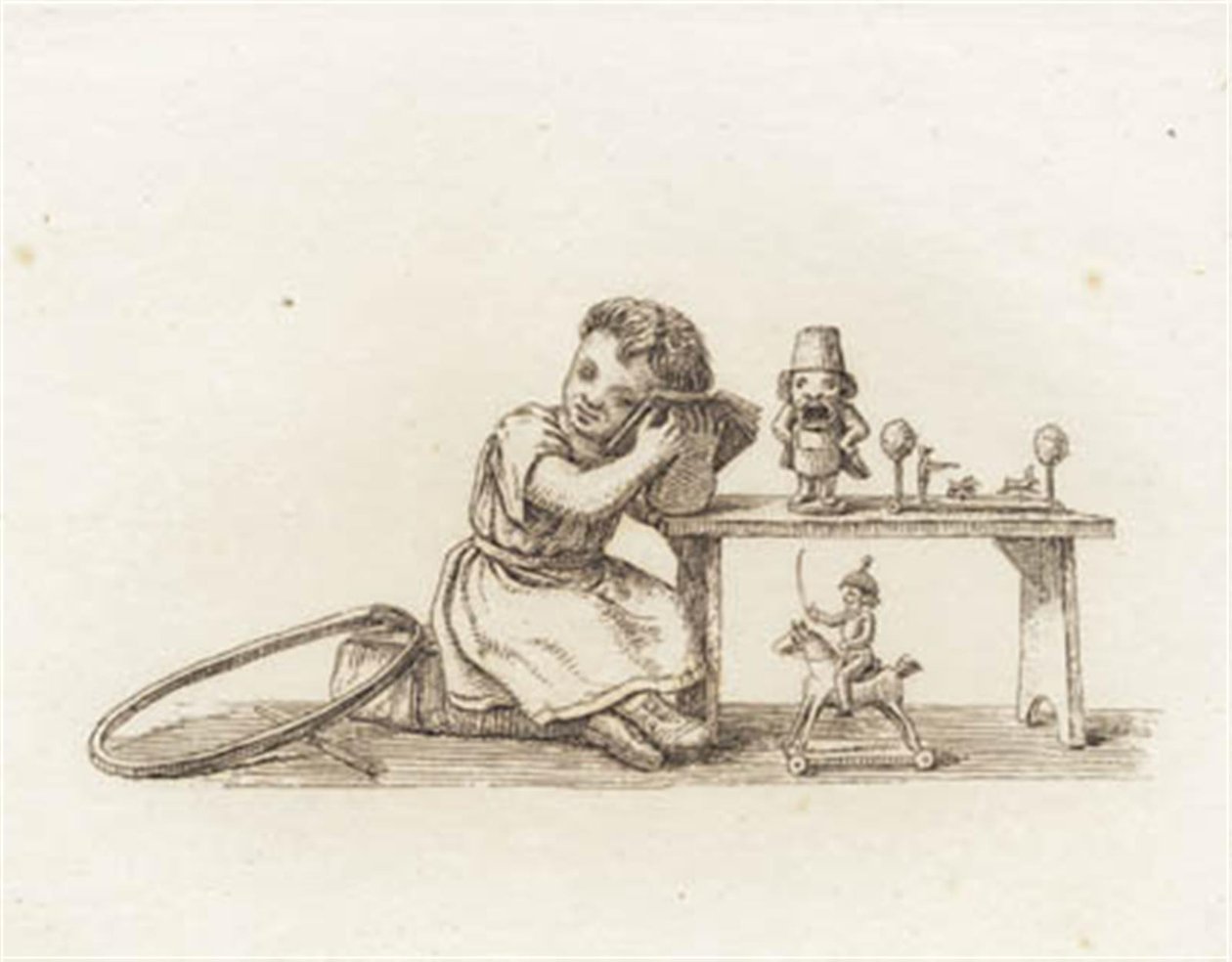 Illustration till "Halvhundra fabler för barn" av Hey av Martinus Rørbye
