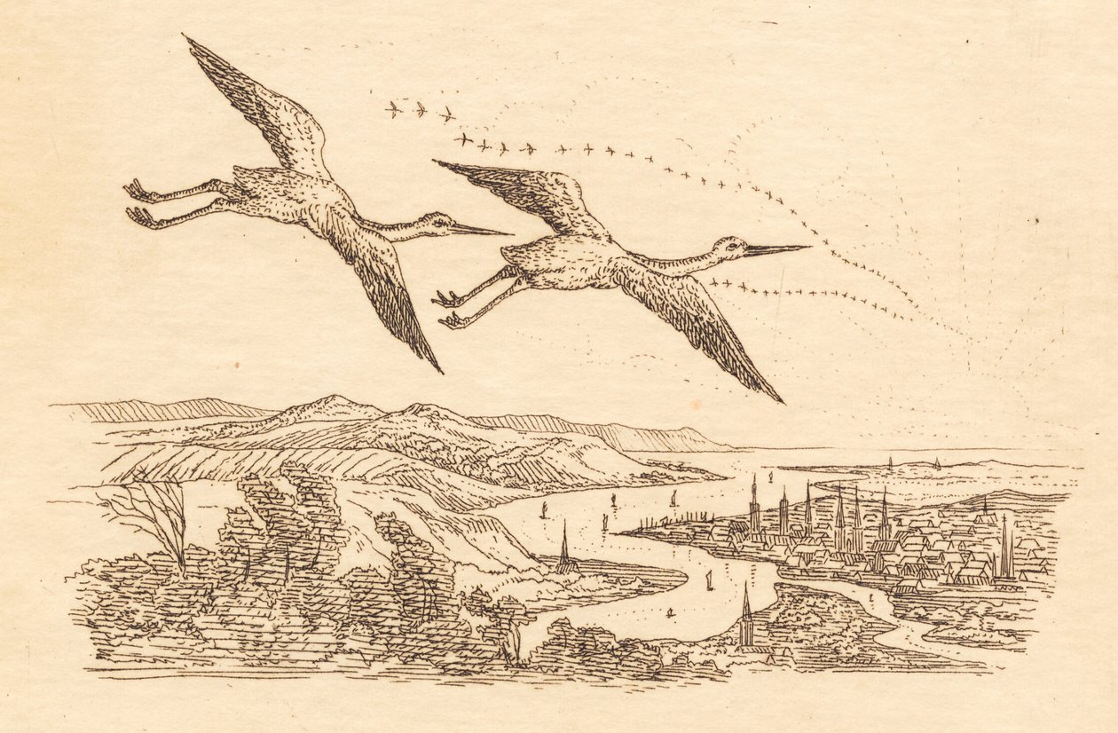 Illustration till "Halvhundra fabler för barn" av Hey av Martinus Rørbye