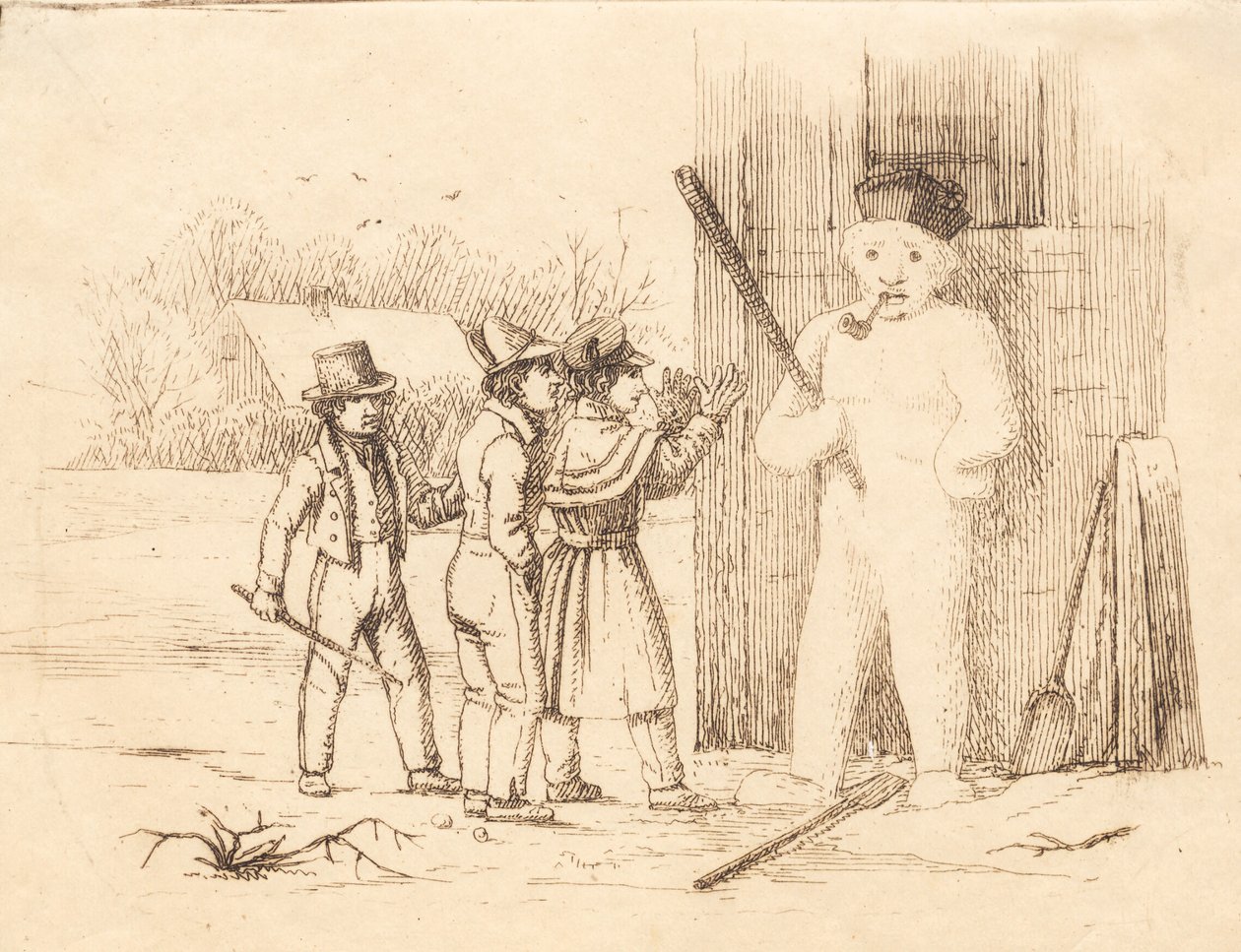 Illustration till "Halvhundra fabler för barn" av Hey av Martinus Rørbye