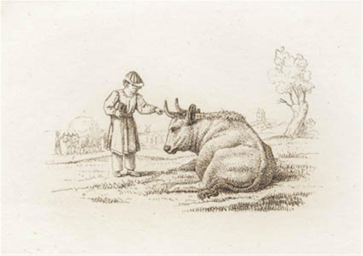 Illustration till "Halvhundra fabler för barn" av Hey av Martinus Rørbye