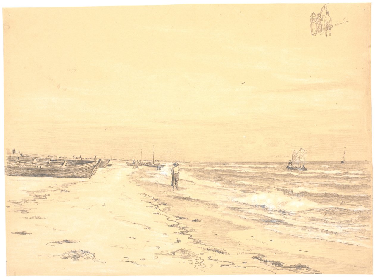 En del av Sønderstrand, Skagen av Martinus Rørbye