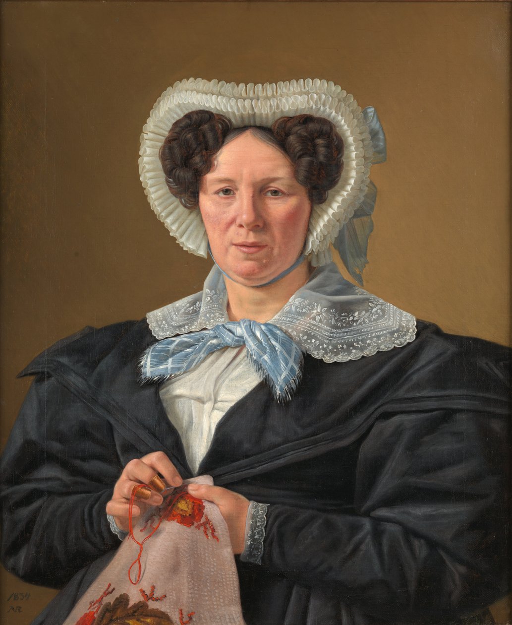 Konstnärens mor, Frederikke Eleonore Cathrine Rørbye, född Stockfleth av Martinus Rørbye