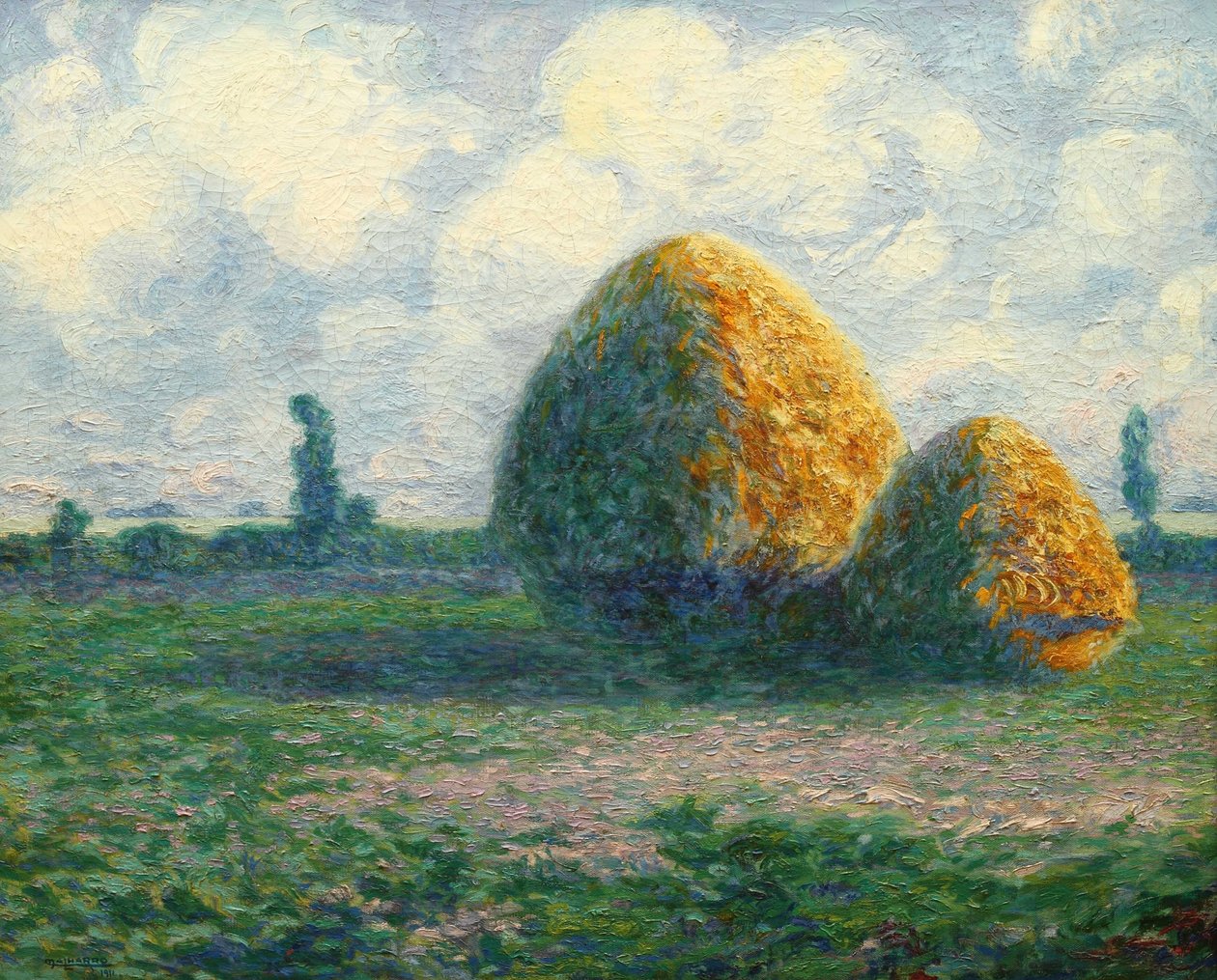 Las parvas (dagens pampa) av Martín Malharro