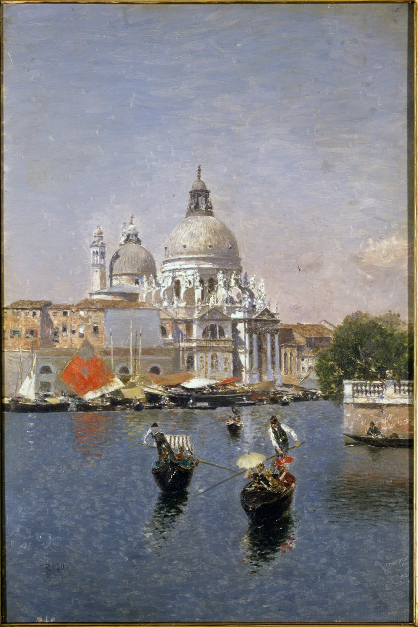 Santa Maria della Salute, Venedig av Martín Rico y Ortega