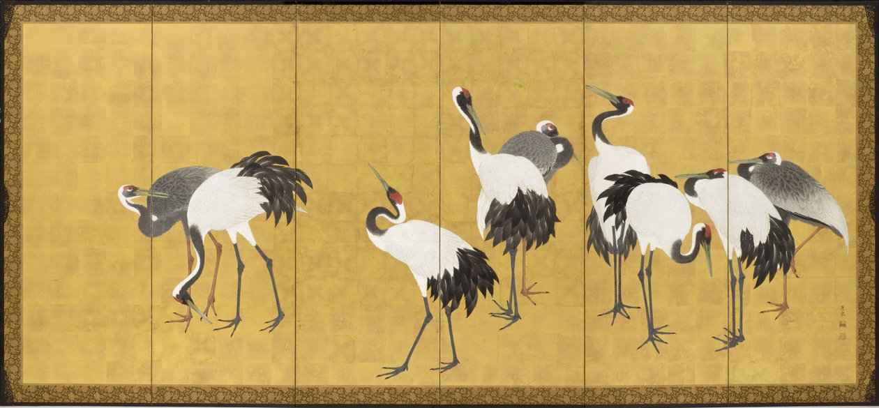 Tranor av Maruyama Okyo