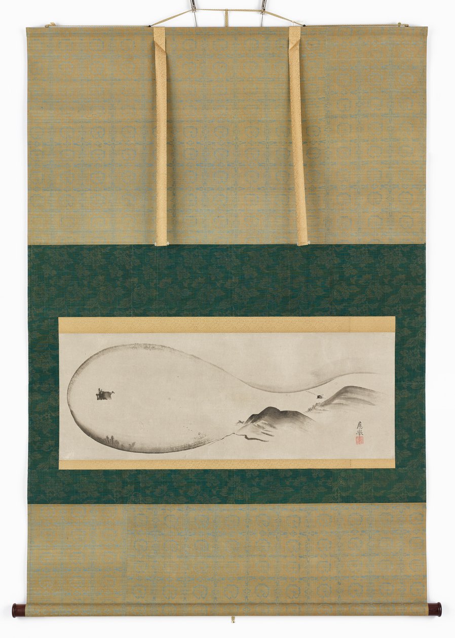 Landskap: Lake Biwa, Edo-perioden, 1700-talet. av Maruyama Okyo