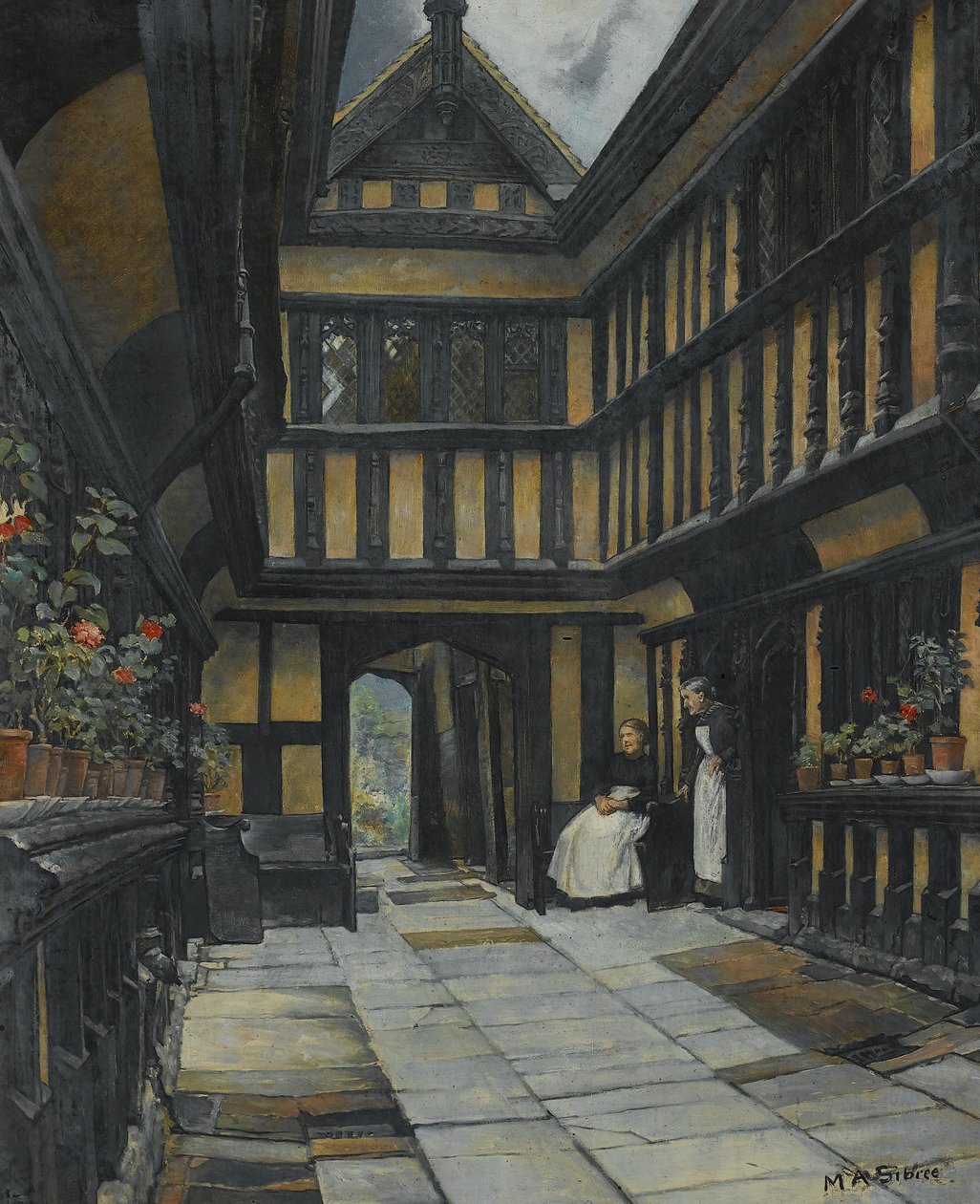 Fords Hospital, Coventry, sent 1800-tidigt 1900-tal av Mary Anne Sibree