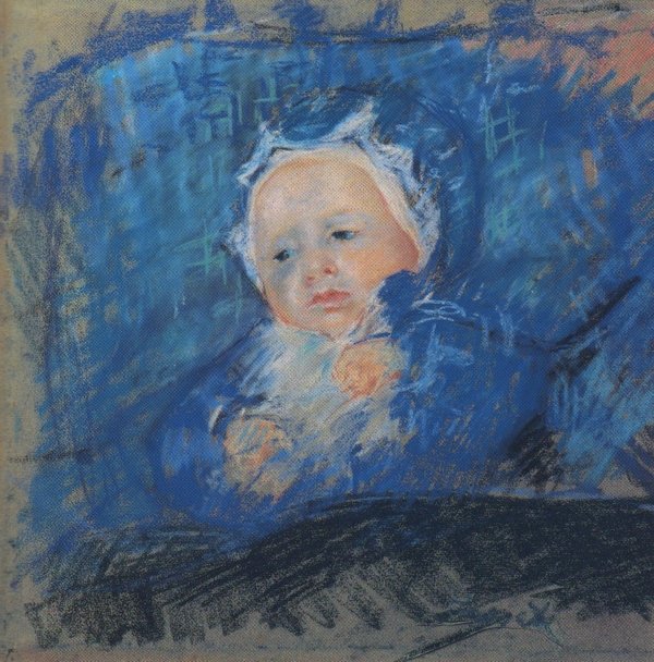  LEnfant bleun av Mary Cassatt