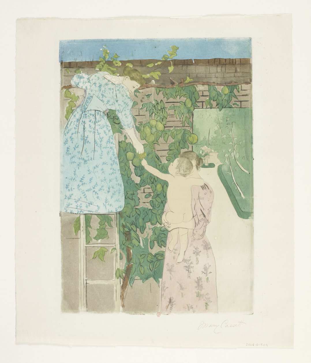 Grönsaksträdgården av Mary Cassatt