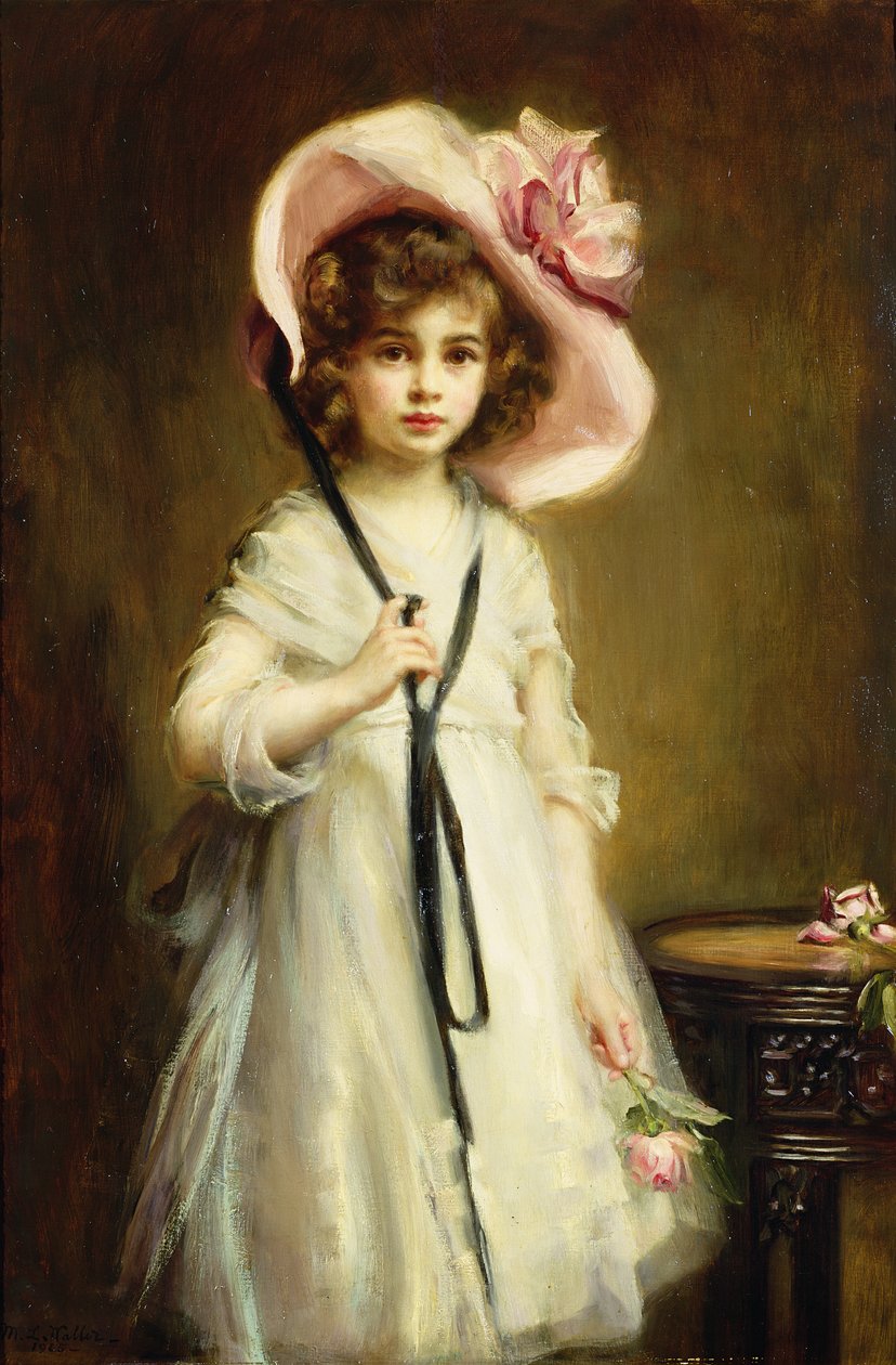 Porträtt av Nancy Tooth, 1905 av Mary Lemon Waller