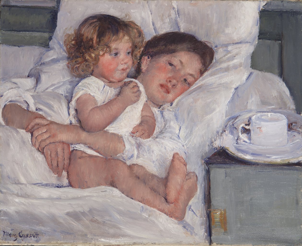 Frukost på sängen, 1897 av Mary Cassatt