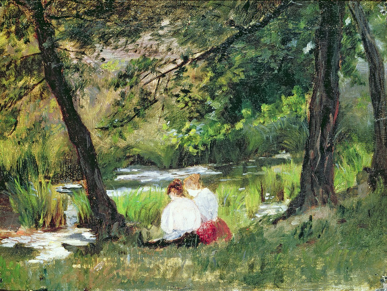 Två sittande kvinnor av Mary Cassatt