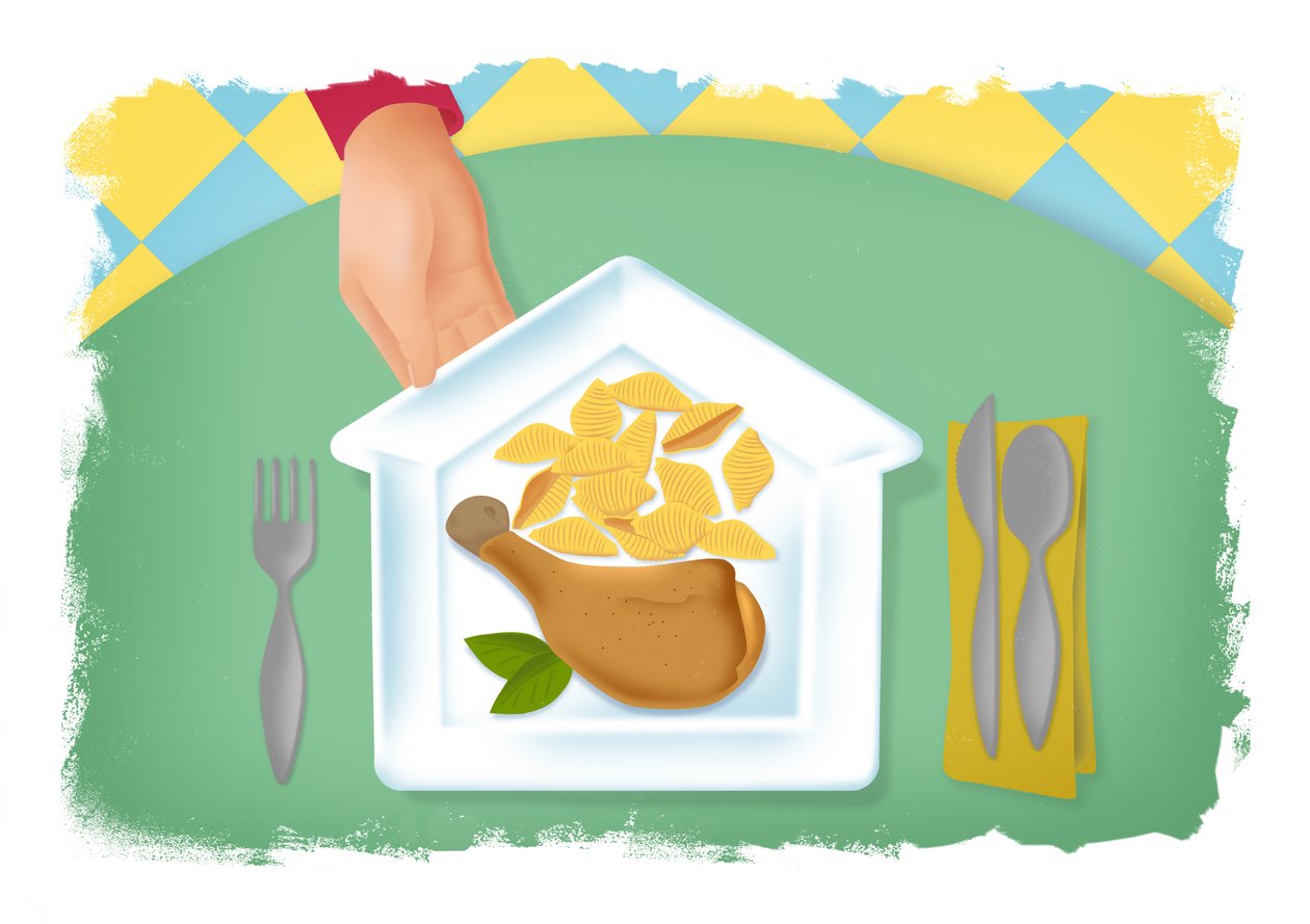 Comfort Food, 2017 (digital) av Mary Ann Smith
