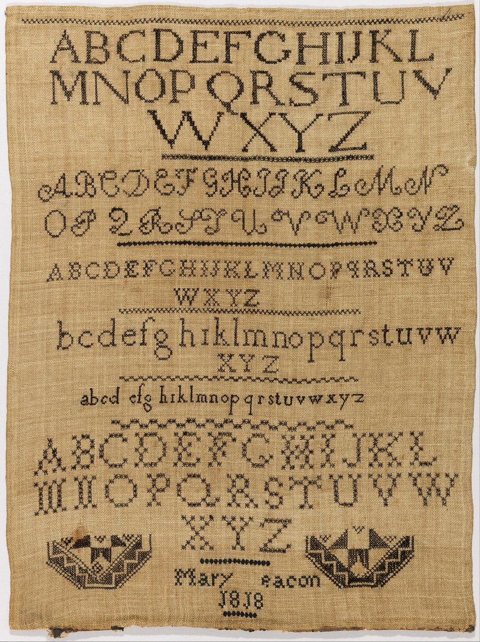 Sampler av Mary Beacon
