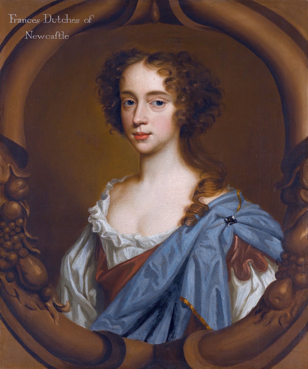 Frances Pierrepont, hertiginna av Newcastle (1630-1695) av Mary Beale