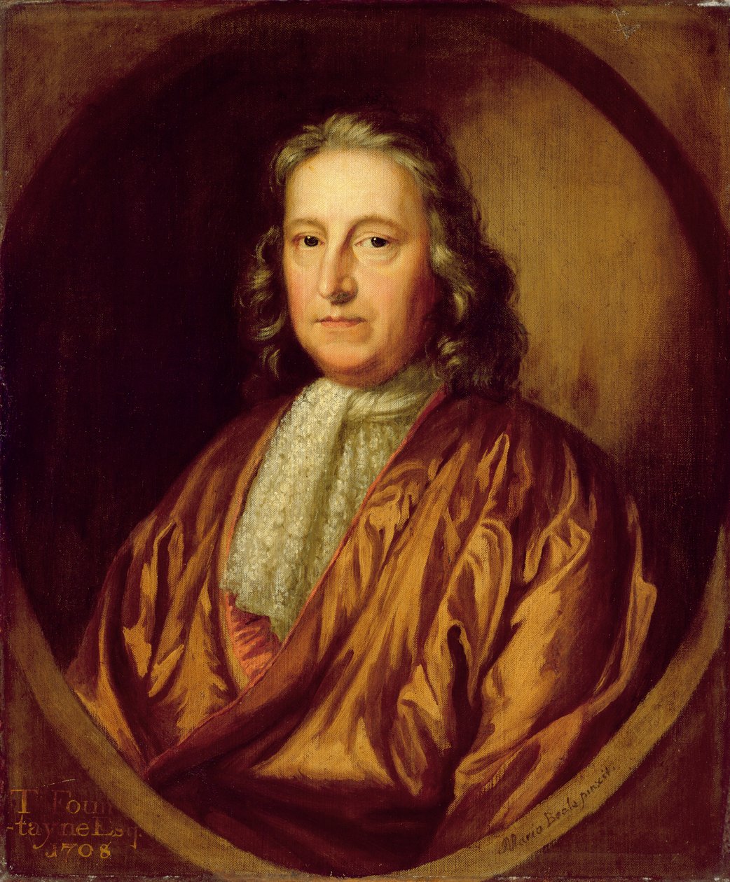 Porträtt av Thomas Fountaine (olja på duk) av Mary Beale