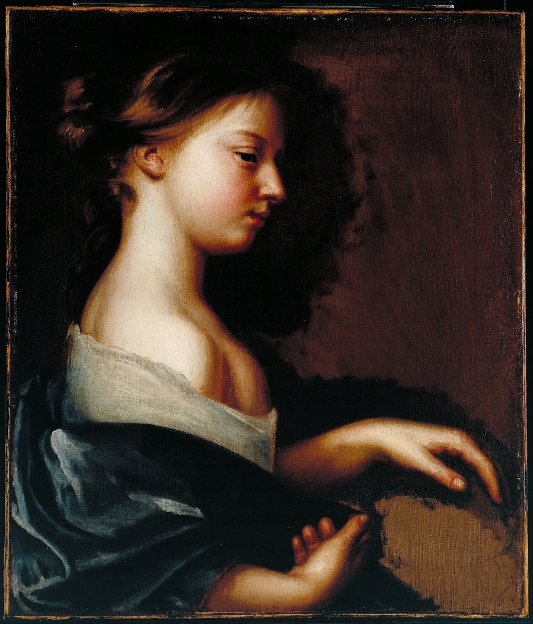 Porträtt av en ung flicka av Mary Beale